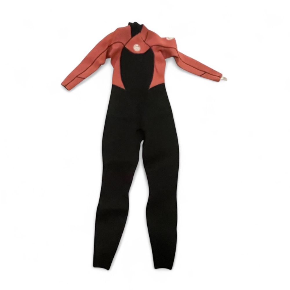 Rip Curl Women's Swim Wetsuit - Black and pinkish peach